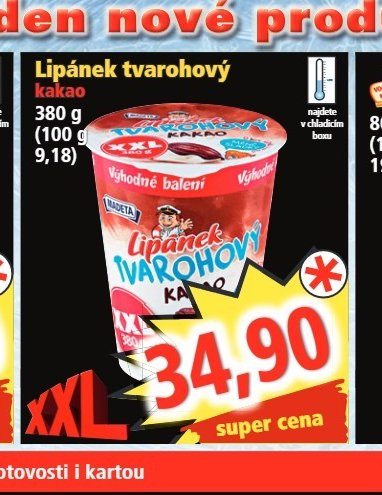 Lipánek tvarohový kakao