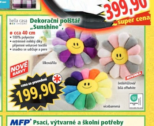 Dekorační polštář Sunshine