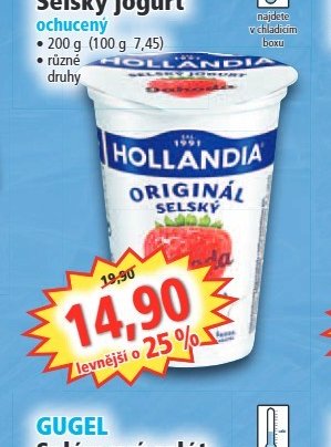 Hollandia Selský jogurt