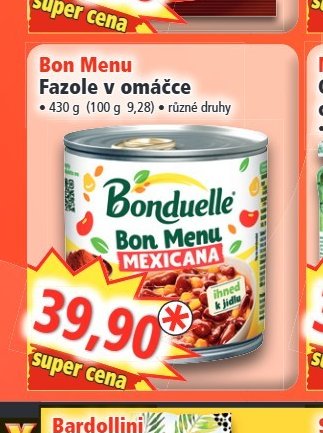 Bon Menu Fazole v omáčce