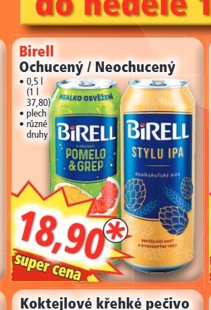Birell Ochucený / Neochucený