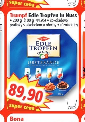 Trumpf Edle Tropfen in Nuss