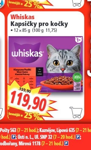 Whiskas Kapsičky pro kočky