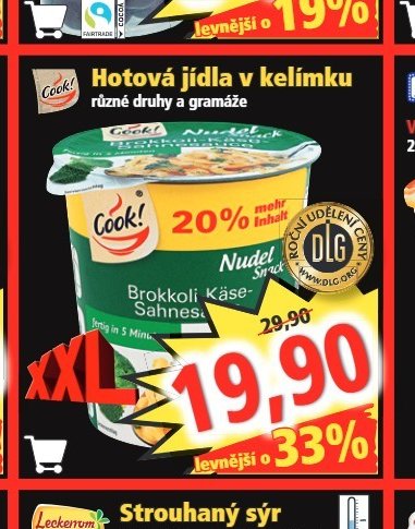Cook! Hotová jídla v kelímku