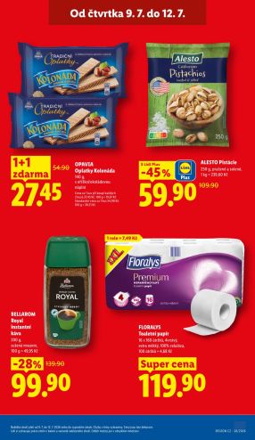 akční leták Lidl 9.7.2026-12.7.2026