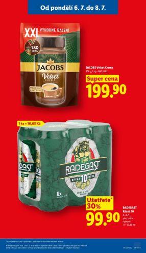 akční leták Lidl 6.7.2026-8.7.2026