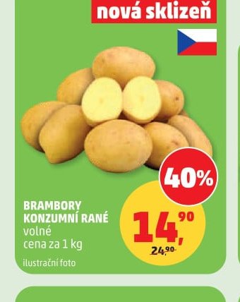 BRAMBORY KONZUMNÍ RANÉ