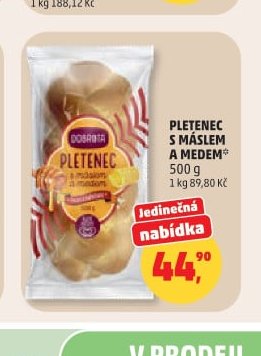 PLETENEC S MÁSLEM A MEDEM