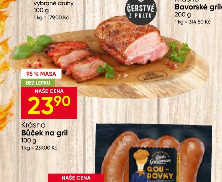 Krásno Bůček na gril