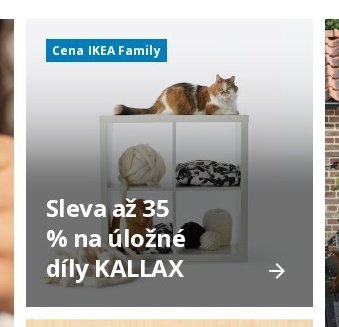 Sleva až 35 % na úložné díly KALLAX