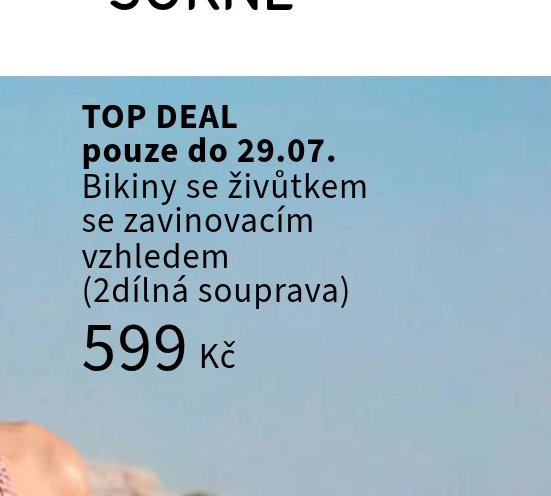 Bikiny se živůtkem se zavinovacím vzhledem (2dílná souprava)