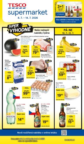 akční leták Tesco 8.7.2026-14.7.2026