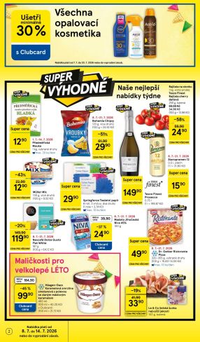 akční leták Tesco 8.7.2026-14.7.2026
