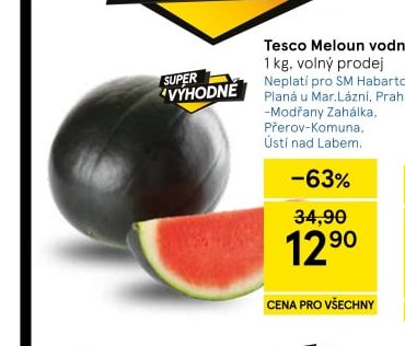 Tesco Meloun vodní