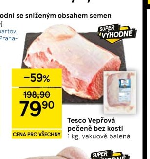 Tesco Vepřová pečeně bez kosti