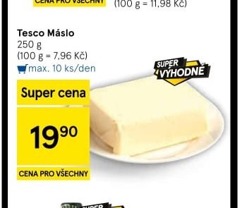 Tesco Máslo