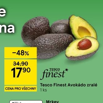 Tesco Finest Avokádo zralé 1 ks