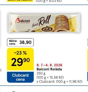 Balconi Roláda 250 g