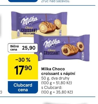 Milka Choco croissant s náplní 50 g