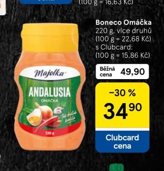 Boneco Omáčka 220 g