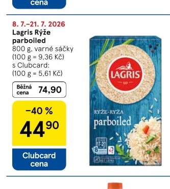 Lagris Rýže parboiled
