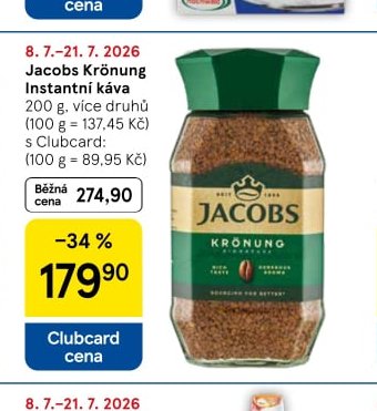 Jacobs Krönung Instantní káva