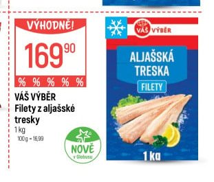 Váš Výběr Filety z aljašské tresky
