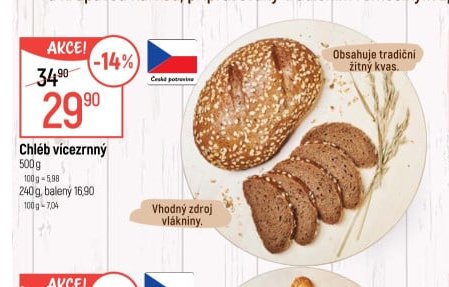 Chléb vícezrnný