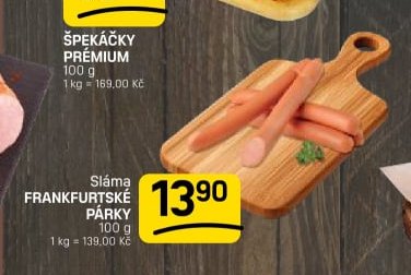Sláma frankfurtské párky
