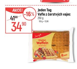 Jeden Tag Vafle z čerstvých vajec