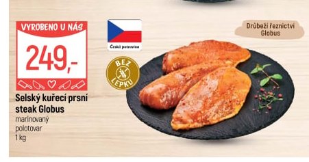 Selský kuřecí prsní steak Globus