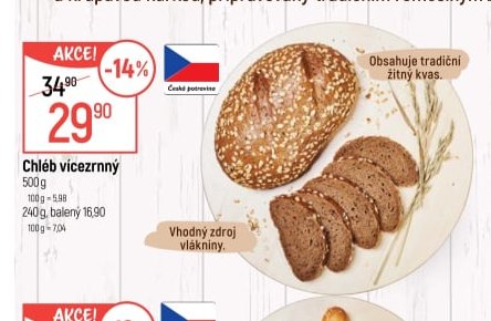 Chléb vícezrnný