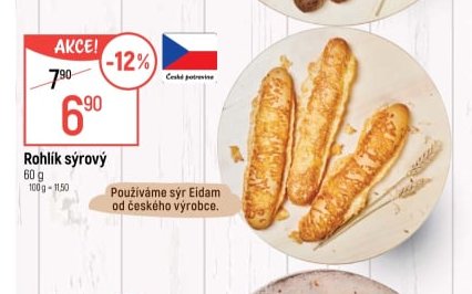 Rohlík sýrový