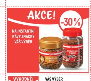 Váš Výběr Instantní káva Gold a Classic