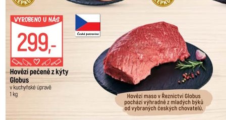 Hovězí pečeně z kýty Globus