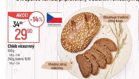 Chléb vícezrnný