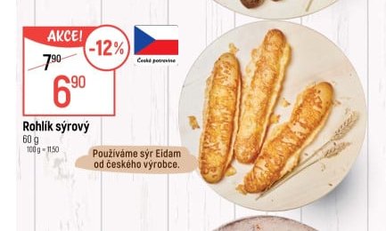 Rohlík sýrový