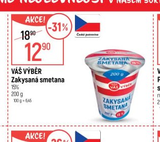 Váš Výběr Zakysaná smetana