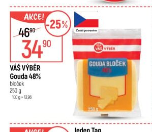 Váš Výběr Gouda 48% bloček