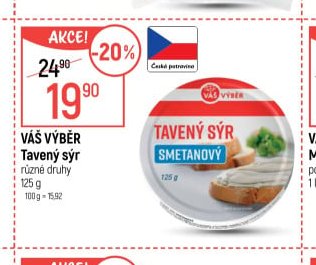 Váš Výběr Tavený sýr