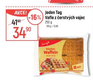Jeden Tag Vafle z čerstvých vajec