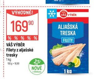 Váš Výběr Filety z aljašské tresky
