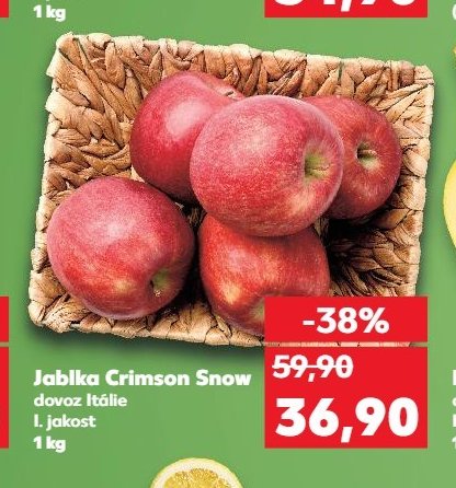 Jablka Crimson Snow