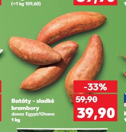 Batáty - sladké brambory