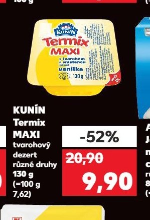 KUNÍN Termix MAXI tvarohový dezert