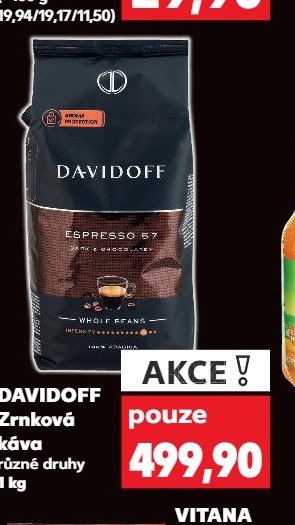 DAVIDOFF Zrnková káva