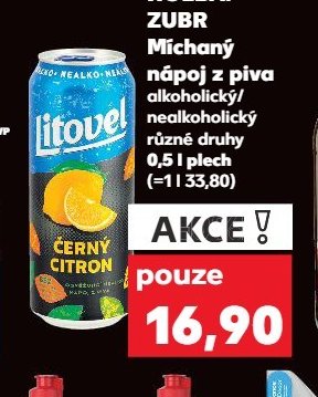 LITOVEL/HOLBA/ZUBR Míchaný nápoj z piva