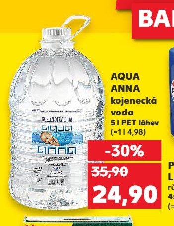 AQUA ANNA kojenecká voda 5 l