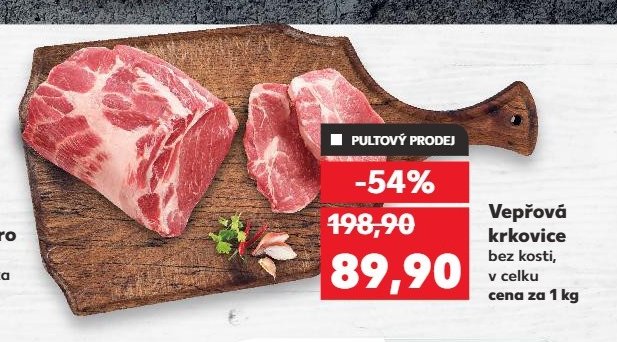 Vepřová krkovice bez kosti, v celku