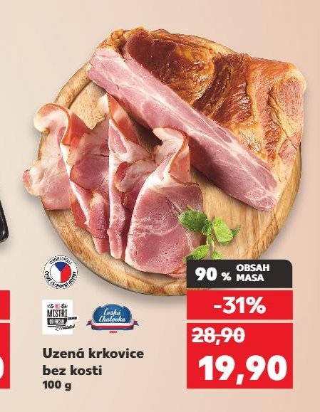 Uzená krkovice bez kosti 100 g